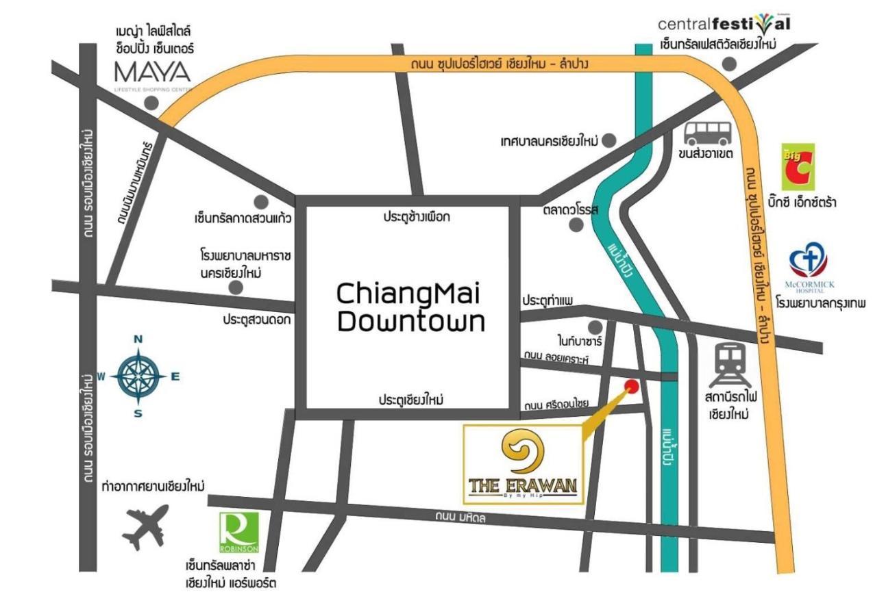 Chiang Mai Night Market Super Large Luxurious 3-Bedroom Hotel-Style Condo 외부 사진